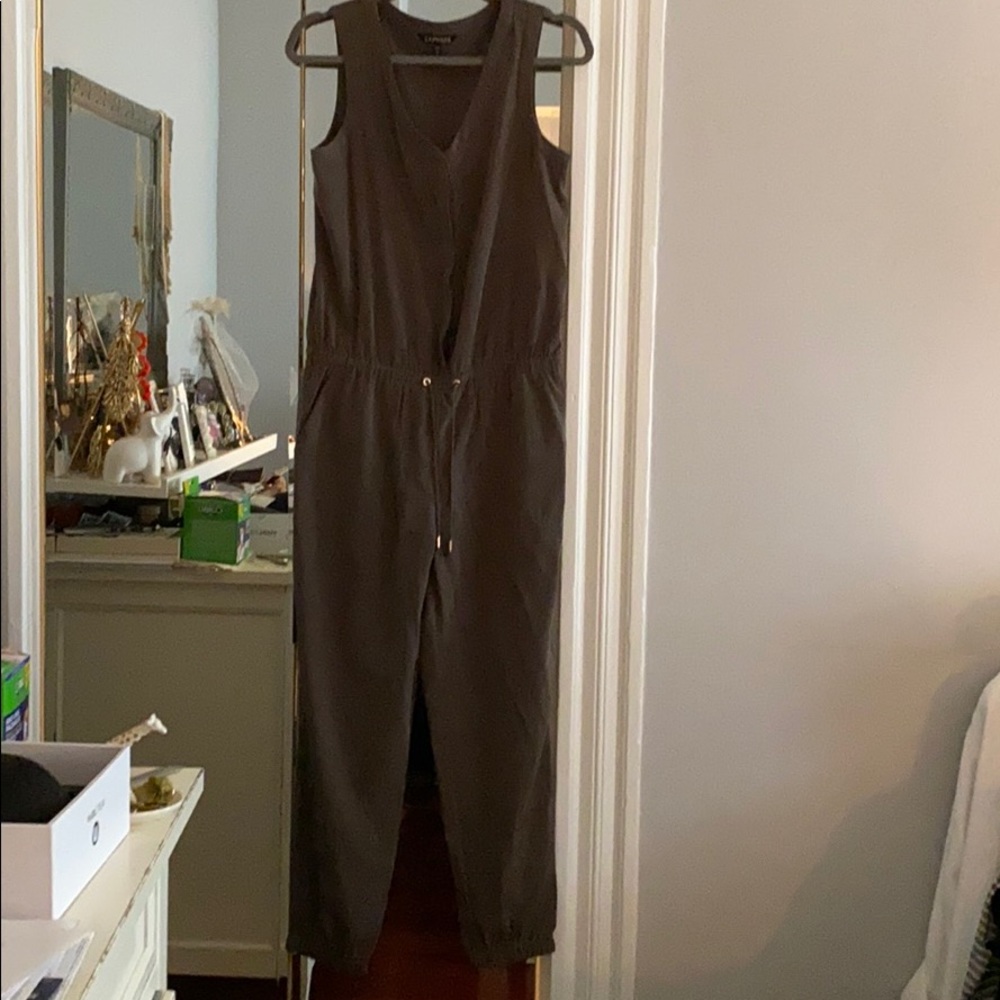 Express olive green jumpsuit